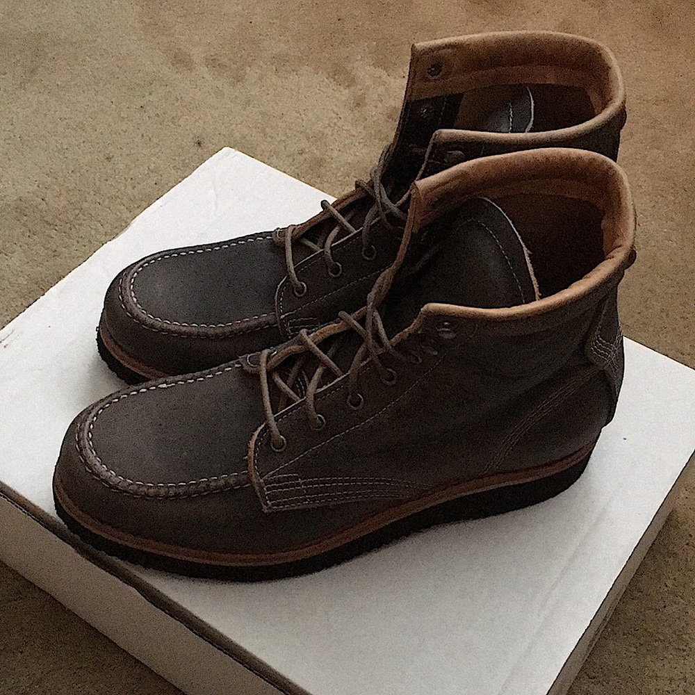 $365 Timberland Mens American Craft Moc Toe Boots